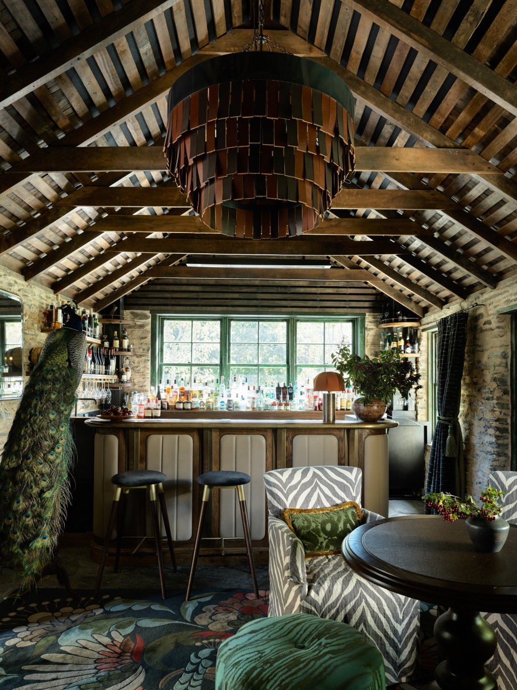 Interior of the The Burr Bar, Ayrburn.